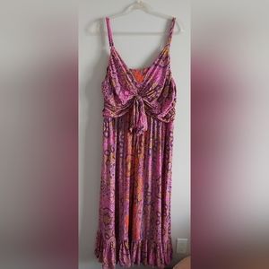 Maeve Anthropologie maxi paisley print dress 2X